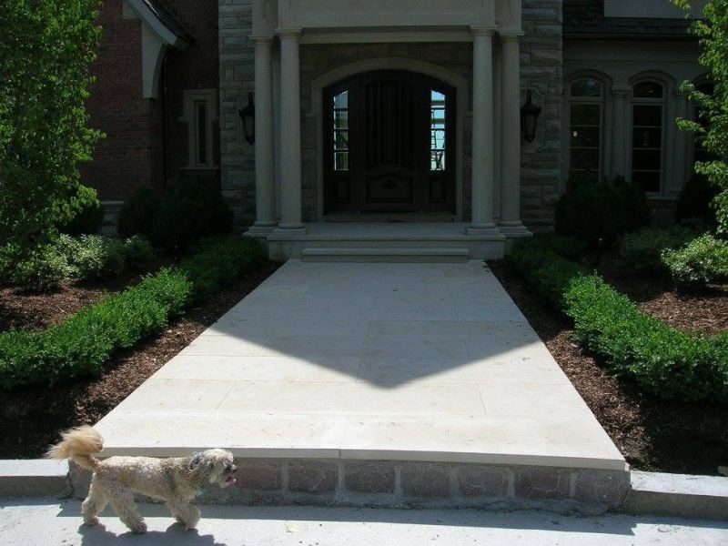 Limestone exterior work