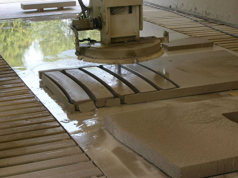 Cutting a slab