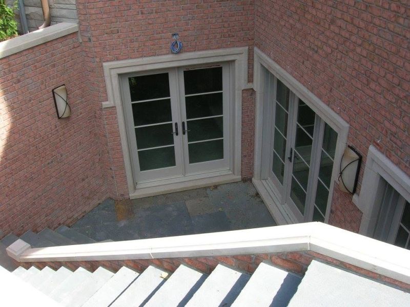 Limestone exterior work