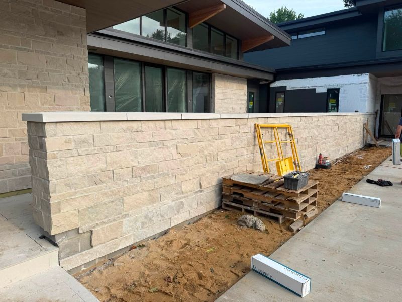 Outdoor stonework